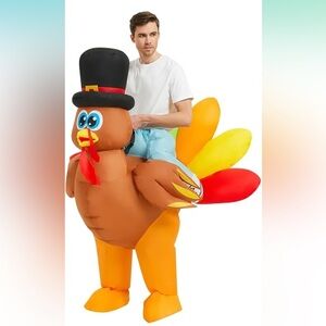 Inflatable Turkey Costume with Hat
